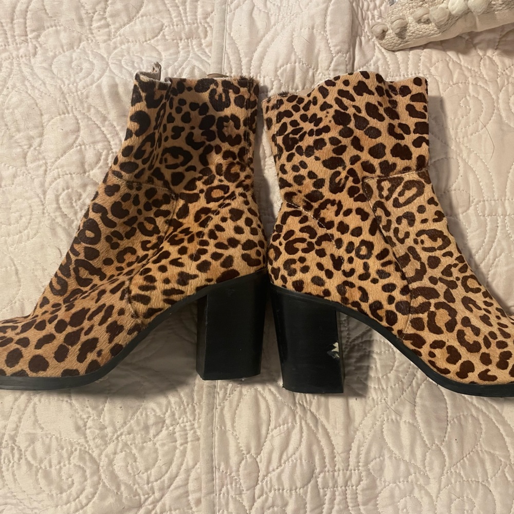 Steve Madden Leopard Print Booties - image 3